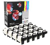 Prestige Cartridge 20x DK11209 29mm x 62mm Address Labels Compatible with QL-500 QL-550 QL-560 QL-570 QL-700 QL-720 QL-800 QL-810 QL-820 QL-1050 QL-1100 QL-1110 (800 Labels per Roll)