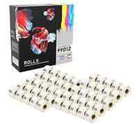 Prestige Cartridge 50 Compatible Roll Replacement for SLP-2RLE 36mm x 89mm Whte Address Labels (260 Labels/Roll)