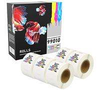 Prestige Cartridge 99010 28 mm x 89 mm Address Labels Roll for Dymo Labelwriter 320/400/450/4XL (Pack of 5)
