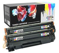 Prestige Cartridge CF283A/83A Laser Toner Cartridges Replacement for HP LaserJet Pro MFP M125/M126/M127/M128 - Black (Pack of 2)
