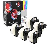 Prestige Cartridge DK-11201 DK11201 Standard Address Label Rolls Compatible with Brother P-Touch QL-500 QL-570 QL-700 QL-710W QL-720NW QL-800 QL-810W QL-820NWB QL-1050 QL-1100 QL-1110NWB | 29mm x 90mm