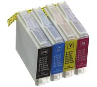 Prestige Cartridge LC1000 / LC970 Ink Cartridges for Brother DCP-130C DCP-330C DCP-750CW 2580C 440CN 460CN 685CW 845CW 5460CN Black/Cyan/Magenta/Yellow (Pack of 12)