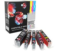 Prestige Cartridge PGI-580XXL CLI-581XXL Ink Cartridges PGI-580 CLI-581 XXL Compatible with Canon Pixma TS6150 TS6151 TS6250 TS705 TR7550 TS8150 TS8151 TS8152 TS8250 TR8550 TS9150 TS9155 | Pack of 5