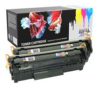 Prestige Cartridge Q2612A 12A Compatibele Toner Cartridge voor HP Laserjet 3055 3050 3052 3030 3015 1022 1020 Plus 1018 1015 1012 1010 Canon LBP-3000 (2 Zwart)
