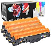 PRESTIGE CARTRIDGE Set of 5 Compatible TN-243 TN-247 Laser Toner Cartridges with CHIP for Brother DCP-L3510CDW DCP-L3550CDW HL-L3210CW HL-L3230CDW MFC-L3710CW MFC-L3750CDW MFC-L3770CDW
