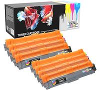 Prestige Cartridge TN-241/TN-245 Toner Cartridge for Brother HL-3140CW/HL-3150CDW/HL-3170CDW - Assorted Colour (Pack of 8)