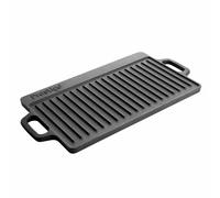 Prestige Cast Iron Pre-seasoned Induction Double Griddle - 45x22.5cm