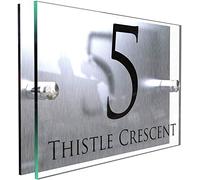 Prestige Contemporary Perspex House Sign Number/Signs/Numbers