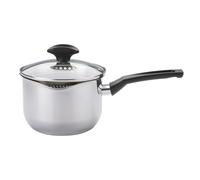 Prestige Cook & Strain Saucepan Set Stainless Steel Round Cookware - Pack of 3