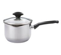 Prestige Cook & Strain Silver Round Stainless Steel Easy Clean Saucepan Set Pack Of 3