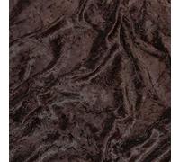 PRESTIGE Crushed Velvet Stretchy Velour Fabric Ladies Corset Dressmaking Craft Velvets - Per Metre (Chocolate)