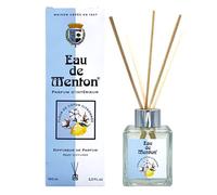 Prestige de Menton 100 ml Ambient Fragrance Diffuser - Cotton Flower & Lemon - 93.7% Natural & Vegan - Soft & Refreshing Home Diffuser Sticks