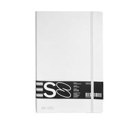PRESTIGE & DELUXE Be You Perpetual Diary - 16 Months Timeless White 336 Pages 23 x 14.5 cm for Office, Work and School + Free Multi Coloured Pen
