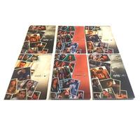PRESTIGE & DELUXE Pack of 6 Notebooks Sea Out Squared 5 mm - A4 Size 21 x 29.7 cm for School + Keyring Whistle