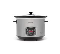 Prestige - Digital Slow Cooker 5.5 Litre - Easy to Use Programmable Timer - 3 Cooking Modes - LCD Display - See Through Glass Lid - 2 Year Guarantee