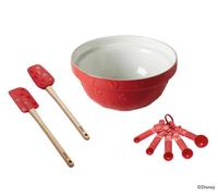 Disney Bake with Mickey: Mixing Bowl & Kitchen Utensils Set Prestige Red One Size