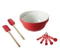 Prestige Disney Bake With Mickey: Mixing Bowl & Kitchen Utensils Set In Red Red