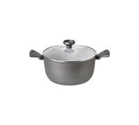 Prestige Earth Pan Grey Round Aluminium Eco-Friendly Dishwasher Safe Covered Cooking Stockpot 28Cm, 7.5L