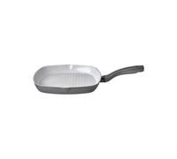 Prestige Earth Pan Grey Square Aluminium Induction Suitable Dishwasher Safe Non-Stick Grill Pan 28Cm