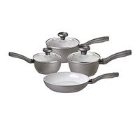 Prestige Earth Pan Non Stick Ceramic Pan Set of 4 - Non Toxic Cookware Set, Induction Ready, Dishwasher Safe, Made in Italy