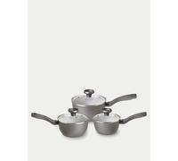Prestige Earth Pan Non Stick Saucepan Set of 3 Grey