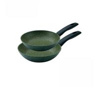 Prestige Eco Frying Pan Set Plant Based Non Stick Induction Cookware - 20/24 cm
