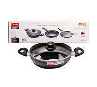 Prestige Granite Induction Base Non Stick Cookware Set, 3 Pieces
