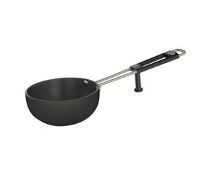 Prestige Hard Anodised Cookware Stunning Looks And Durable Tadka Pan (Hard-Anodised, In-Built Stand, Sturdy Handle 130 mm)