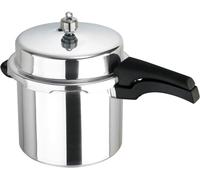 Prestige Iconic High Dome Aluminium Pressure Cooker 6 Litre Gas Hob Safe- Silver