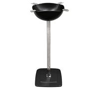 Prestige Import Group Smokin Ash Quadrangle Standing Desktop Cigar Ashtray Bowl - Color: Powder Coat Black Matte