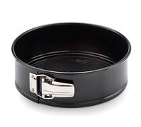 Prestige Inspire 21cm Springform Cake Tins for Baking - Non Stick Round 8 Inch Cake Tin, Freezer & Dishwasher Safe, Heavy Gauge Carbon Steel Bakeware, Black, 21 x 7cm