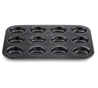 Prestige Inspire Bakeware Bun Tin, 12 Cup - Black