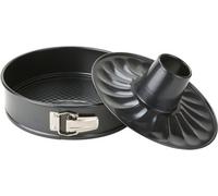 Prestige Inspire Black Round Carbon Steel Freezer Safe Non-Stick Springform Tin With Double Bottom 10"