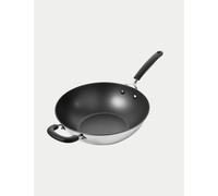 Prestige Made to Last 29cm Non-Stick Wok Silver