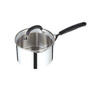 Prestige Made To Last Silver Round Stainless Steel Dishwasher Safe Saucepan With Double Sided Straining Lids 20Cm, 2.8L