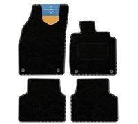 Prestige Mats, Fully Tailored Car Floor Mat Fits Volkswagen ID.3 2020-, CARPET, WHITE STITCH, Anti Slip Mat-Non Slip Car Floor Mat with Black Edging