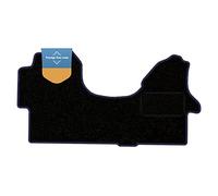 Prestige Mats, Fully Tailored Van Floor Mat Fits Volkswagen CRAFTER 2006-2016 Carpet Blue Stitch, Anti Slip Mat-Non Slip Car Floor Mat with Black Edging