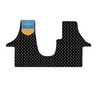 Prestige Mats, Tailored Van Floor Mat, Fits Volkswagen TRANSPORTER T6 2015-2019, 3mm Rubber, Non-Slip Floor Mat, Waterproof Mat, Edged with Black Cloth Binding