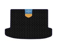 Prestige Mats Volkswagen Id 4 2021 Boot Mat 3mm Rubber Blue Stitch Tailored | Custom Moulded To Match Original Floor Contours Protects Interior From Mud Dirt And Spills