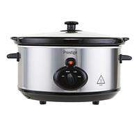 Prestige Mechanical Slow Cooker, 3.5 Litre, Silver, 3.5 Litre