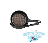 Nadiya x Prestige Nesting Frypan TP & Lid, Black