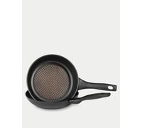 Prestige Nadiya Non Stick Frying Pan Set of 2 Black