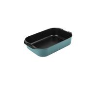 Nadiya x Prestige Cast Aluminium Roaster 39 x 25cm - Large Induction Roasting Tin, PFOA Free & Dishwasher Safe,Blue/Black