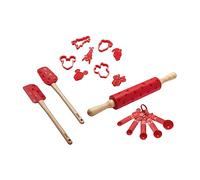 Prestige Bake with Mickey Cookie Cutter Baking Tools Set Red
