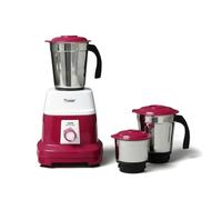 Prestige Orion 500 Watts Mixer Grinder with 3 Stainless Steel Jars |3 Super Efficient Stainless Blades |Sturdy Handles|Red & White