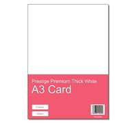 Prestige Premium Thick 400gsm Craft Card White A3-10 Sheets