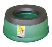 Prestige Road Refresher Non Spill Pet Water Bowl, L, Green
