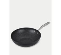 Prestige Scratch Guard 29cm Non Stick Wok Grey Marl