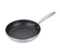 Scratch Guard Stainless Steel Non Stick 25cm Frying Pan, Induction Suitable Prestige Silver One Size