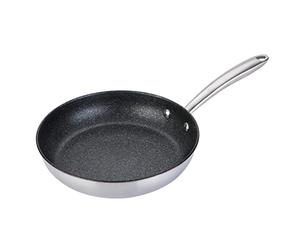 Prestige Scratch Guard Non Stick Frying Pan 25cm - Stainless Steel Induction Frying Pan, Scratch Resistant, Suitable for All Hobs, Oven & Dishwasher Safe Durable Cookware